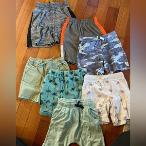 7 pairs boys 4T shorts